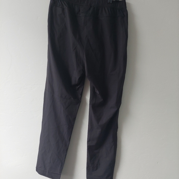 Trailside Black Pants M Softshell Zip‎ Pockets Elastic Waist Wind  Drawstring - Picture 3 of 10